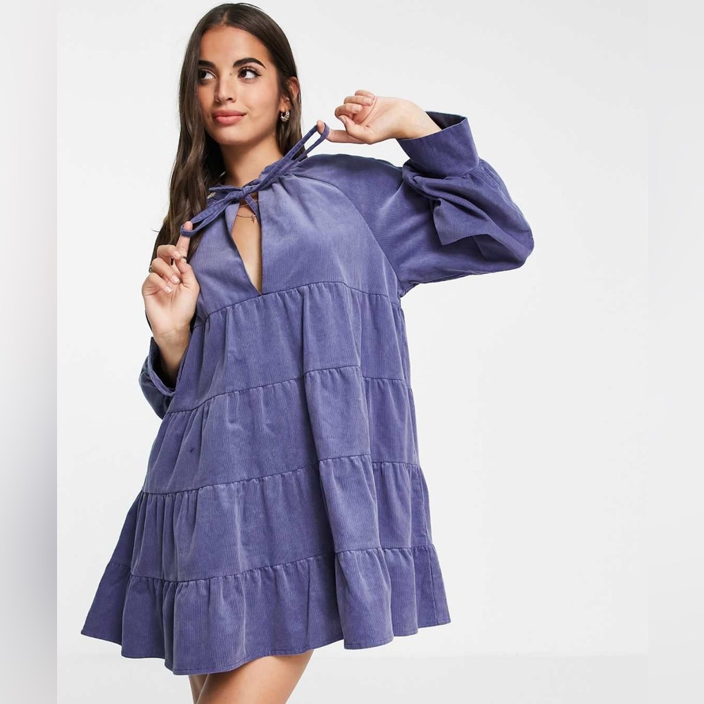 ASOS Design Corduroy Dress 0